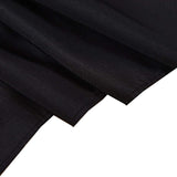 Biscaynebay Wrap Around Bed Skirts Elastic Bed Ruffles, Easy Fit Wrinkle Silky Luxurious Tectured Fabric, Black Full and Twin Sizes 15 Inches Drop