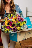 Benchmark Bouquets Flowering Fields, With Vase (Fresh Cut Flowers)