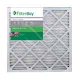FilterBuy AFB Silver MERV 8 20x20x1 Pleated AC Furnace Air Filter. Pack of 4 filters. 100% produced in the USA.
