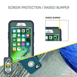 OtterBox Defender Series Case for iPhone 8 & iPhone 7 (Not Plus) - Frustration Free Packaging - Black