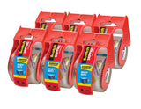 Scotch Heavy Duty Shipping Packaging Tape, 6 Rolls with Dispenser, Clear, 1.88 inches x 800 inches, 1.5 inch Core, Great for Packing (142-6)