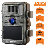 Campark Trail Camera 14MP 1080P HD Outdoor Game Hunting Cam 940nm Security Night Vision Motion Activated Cameras with 2.4" LCD and IP66 Waterproof