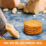Proudly Pure Keto Friendly Parmesan Cheese Crisps Low Carb Snacks, Healthy Diet Food Crackers 100% Natural Aged Cheesy Parm Chips (Original, 3 Pack)