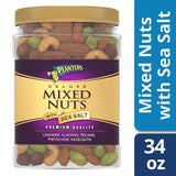 Planters Deluxe Salted Mixed Nuts (34 oz Canister)