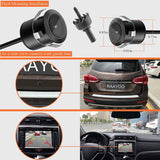 Reverse Backup Camera,RAAYOO L002 2-in-1 Universal Car Front/Side/Rear View Camera,2 Installation Options,Removable Guildlines, non-mirror image