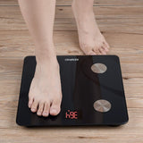RENPHO Bluetooth Body Fat Scale Smart BMI Scale Digital Bathroom Wireless Weight Scale, Body Composition Analyzer with Smartphone App 396lbs - Black