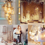 Twinkle Lights Battery Operated 19.7ft 60-LED String Lights Fairy Lights, 3-Set.