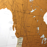 Scratch The World Travel Map – Scratch Off World Map Poster – Most Detailed Cartography