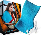 MIGHTY BLISS™ Large Electric Heating Pad for Back Pain and Cramps Relief -Extra Large [12"x24"]