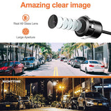 Reverse Backup Camera,RAAYOO L002 2-in-1 Universal Car Front/Side/Rear View Camera,2 Installation Options,Removable Guildlines, non-mirror image