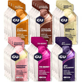 GU Energy Original Sports Nutrition Energy Gel, Assorted Flavors, 24-Count Box
