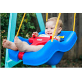 Little Tikes 2 -in- 1 Snug 'n Secure Grow With Me Swing - Blue