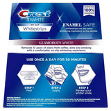 Crest 3D White Luxe Whitestrip Teeth Whitening Kit, Glamorous White, 14 Treatments, (Packaging May Vary)