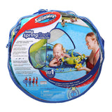 SwimWays Baby Spring Float Activity Center with Canopy - Inflatable Float for Children with Interactive Toys and UPF Sun Protection -  Octopus