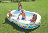 Intex Swim Center Paradise Inflatable Pool, 103in X 63in X 18in, for Ages 3+