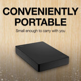 Seagate Portable 5TB External Hard Drive HDD – USB 3.0 for PC Laptop and Mac (STGX5000400)
