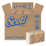 Scott Essential Multifold Paper Towels (01804) with Fast-Drying Absorbency Pockets, White, 16 Packs