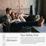 Intimate Lubricants for Sensitive Skin by Penchant Premium - Silicone Based, Discreet Label - Best Personal Lube for Women and Men – Lubrication 4oz