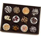 Barnett's Chocolate Cookies Gift Basket, Gourmet Christmas Holiday Corporate Food Gifts in Elegant Box, Thanksgiving, Halloween, , 12 Unique Flavors