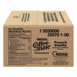 Nestle Coffee-mate Coffee Creamer, French Vanilla, liquid creamer singles, 180 Count (Pack of 1)