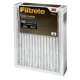 Filtrete 20x25x1, AC Furnace Air Filter, MPR 300, Clean Living Basic Dust, 6-Pack