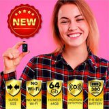 Spy Camera no Wi-Fi Needed - Hidden Camera Motion Activated - Mini Body Camera - Nanny Hidden Small Cam - Tiny Spy Hidden Camera - Spy Hidden Cameras