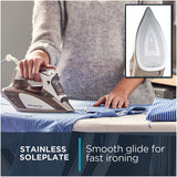 Rowenta DW5080 1700-Watt Micro Steam Iron Stainless Steel Soleplate