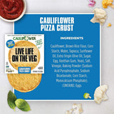 CAULIPOWER Plain Cauliflower Pizza Crusts, Gluten Free, Non-Gmo, Lower Carb