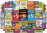 Healthy Snacks Care Package - Variety Assortment of Popcorn, Chips, Nuts, Bars, Fruit Snacks (40 Count)