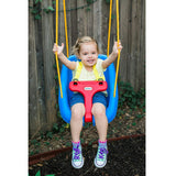 Little Tikes 2 -in- 1 Snug 'n Secure Grow With Me Swing - Blue