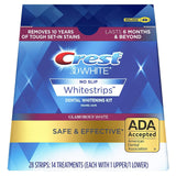 Crest 3D White Luxe Whitestrip Teeth Whitening Kit, Glamorous White, 14 Treatments, (Packaging May Vary)