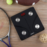 RENPHO Bluetooth Body Fat Scale Smart BMI Scale Digital Bathroom Wireless Weight Scale, Body Composition Analyzer with Smartphone App 396lbs - Black