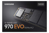 Samsung 970 EVO 500GB - NVMe PCIe M.2 2280 SSD (MZ-V7E500BW)