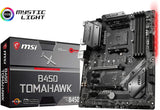 MSI Arsenal Gaming AMD Ryzen 1st and 2nd Gen AM4 M.2 USB 3 DDR4 DVI HDMI Crossfire ATX Motherboard (B450 Tomahawk)