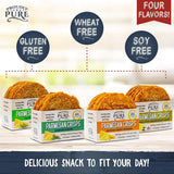 Keto Friendly Crackers, Snacks Parmesan Cheese Crisps Low Carb, Healthy Diet Food Crackers 100% Natural Aged Cheesy Parm Chips | Variety 4 PACK