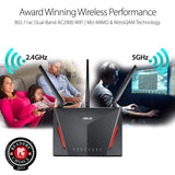 ASUS AC2900 WiFi Dual-band Gigabit Wireless Router with 1.8GHz Dual-core Processor