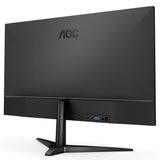 AOC 24B1H 24" Full HD 1920x1080 Monitor, 3-Sided Frameless, VA Panel, HDMI/VGA, Flicker-free