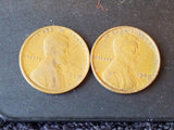 1909 VDB Lincoln Cent + 1909 P -- Set of 2 coins -- 1st Year of Issue -- Good to XF