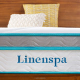 Linenspa 10 Inch Memory Foam and Innerspring Hybrid Mattress - Medium Feel - Twin