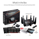 ASUS Gaming Router Tri-band WiFi (Up to 5334 Mbps) for VR & 4K streaming, 1.8GHz Quad-Core processor