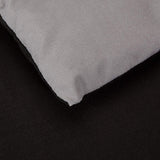 AmazonBasics Reversible Microfiber Comforter Blanket - Twin or Twin XL, Black