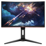 AOC C24G1 24" Curved Frameless Gaming Monitor, FHD 1080p, 1500r VA Panel, 1ms MPRT 144Hz, FreeSync, DP/HDMI/VGA, Height Adjustable, VESA