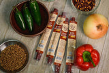TASTY & SPICY Non-GMO Grass-Fed Beef Sticks Gluten Free MSG Free Nitrate Nitrite Free Paleo Snacks Keto Healthy Natural Meat Sticks