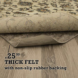Mohawk Home Dual Surface Felt Non Slip Rug Pad, 2'1 x 7'10, 1/4 Inch Thick, Safe