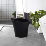 Umbra Skinny Sleek & Stylish Bathroom Trash, Small Garbage Can Wastebasket for Narrow Spaces at Home or Office, 2 Gallon Capacity, Black, 2-Pack