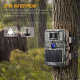 Campark Trail Camera 14MP 1080P HD Outdoor Game Hunting Cam 940nm Security Night Vision Motion Activated Cameras with 2.4" LCD and IP66 Waterproof