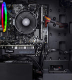 SkyTech Blaze II Gaming Computer PC Desktop – Ryzen 5 2600 6-Core 3.4 GHz, NVIDIA GeForce GTX 1660 6G, 500G SSD, 8GB DDR4, RGB, AC WiFi