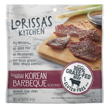 Lorissa's Kitchen Premium Steak Strips, Korean Barbeque, 2.25 Ounce (Pack of 4)