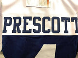 Dak Prescott Dallas Cowboys Signed Autograph Blue Thanksgiving Day Custom Jersey