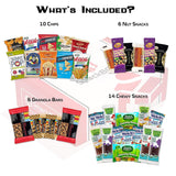 SnackBOX Gluten Free Healthy Snacks Care Package (34 Count) for College Students, Exams, Father's Day, Military, Finals, Office and Gift Ideas